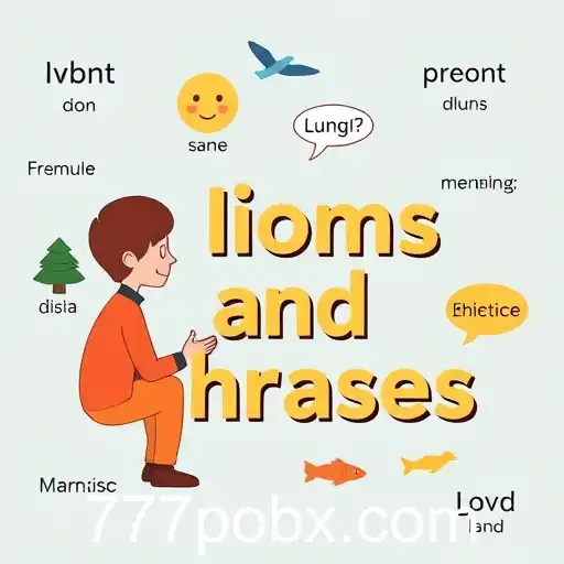 Unlocking Language: The 'Idioms and Phrases' Game Category Explained